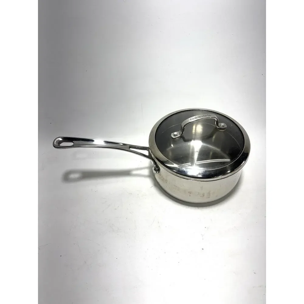 Cuisinart 2 Qt Stainless Steel Pour Saucepan w Lid 419-18P Spout